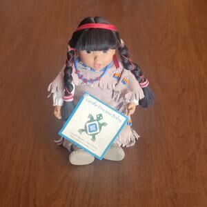 Gentle Dreams Baby Moon Nez Perce Native American leather beaded New with tags